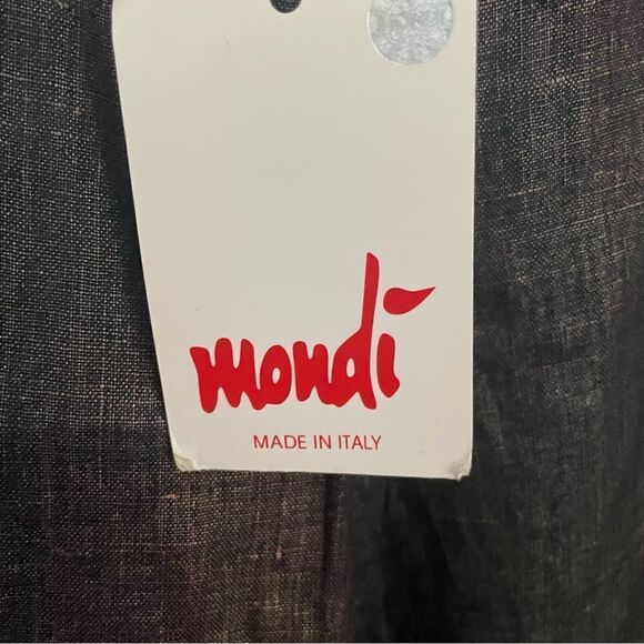 Mondi New with Tags 100% Linen Dark Copper Wide Leg Trouser - Picture 2 of 6